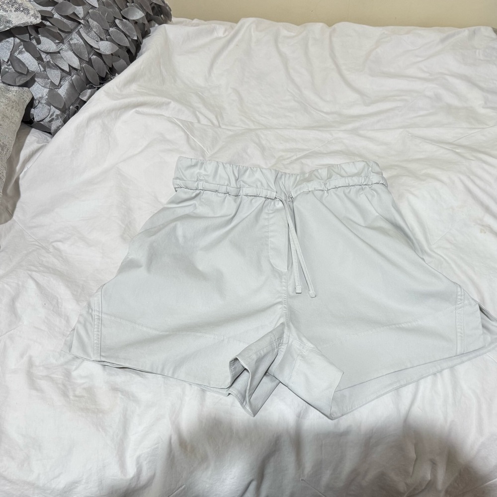 Lululemon white Drawstring Shorts